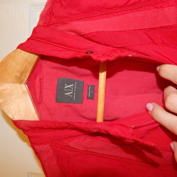 Red Armani Light Jacket - Picture 3 of 3
